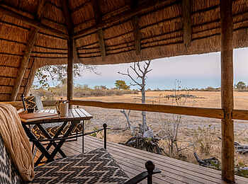 Savuti Camp: Savuti Camp: Standard Tent Terrasse