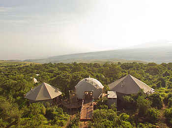 The Highlands Camp: Ansicht aus der Luft