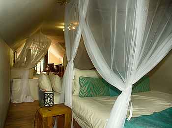 The Old House: Doppelbett im Familienloft The Old House: Doppelbett im Familienloft