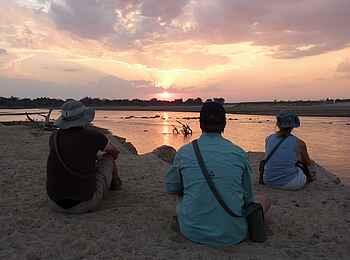 Mapazi Camp: Sonnenuntergang
