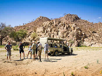 Ozondjou Trails: Kurze Rast während des Game Drive