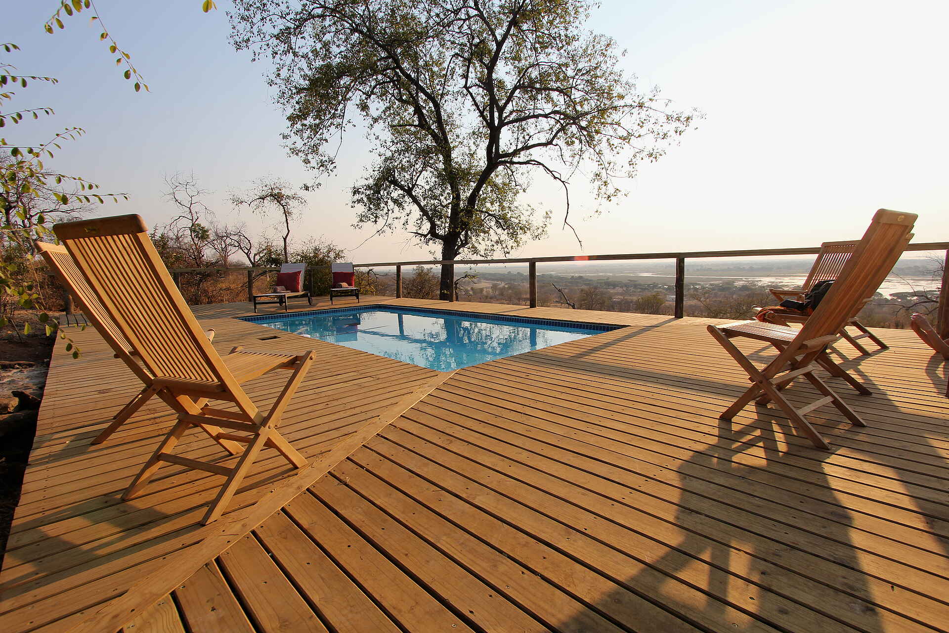 Chobe Elephant Camp: Swimmingpool mit Panoramablick
