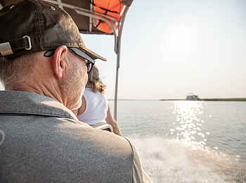 Chobe Water Villas: Bootsfahrt