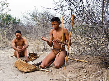 Deception Valley Lodge: Buschmänner