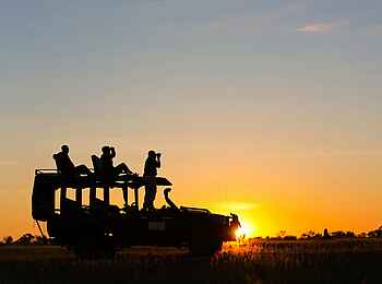 Duke´s Camp: Sonnenuntergang