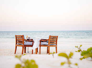 Kisiwa on the Beach: Private Dinner