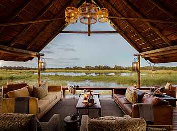 Sable Alley Camp: Blick aus der Lounge Sable Alley Camp: Blick aus der Lounge