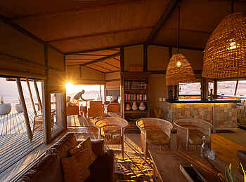 Wolwedans Desert Lodge: In der Lounge Wolwedans Desert Lodge: In der Lounge