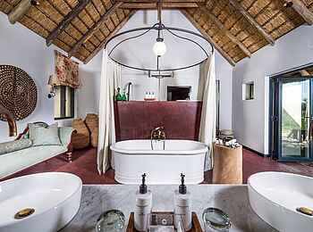 Sabi Sabi Selati Camp: Bad der Ivory Suite Sabi Sabi Selati Camp: Bad der Ivory Suite