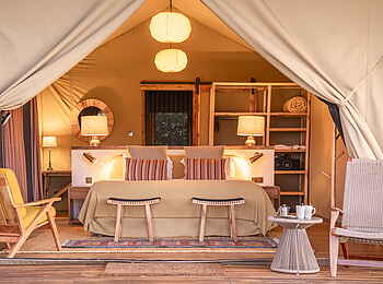 Governor´s Camp: Family Tent Doppelbett