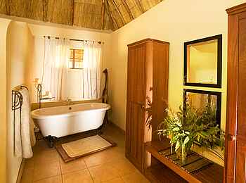 Kafunta River Lodge: Wanne