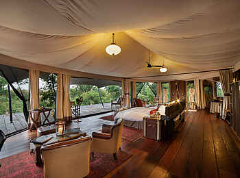 Mara Plains Jahazi: Blick aus der Suite