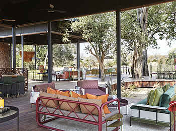 Molori Mashuma Luxury Tented Camp: Blick aus der Lounge