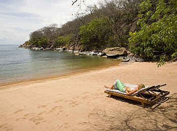 Mumbo Island Camp: Ruhe am Strand