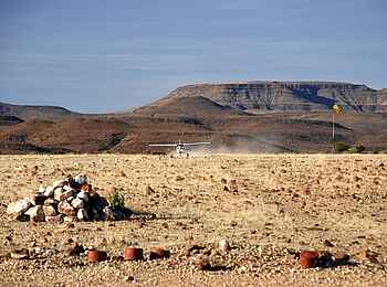 Palmwag Lodge: Airstrip