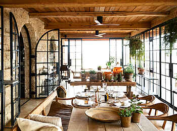 Segera Retreat: Die überdachte Terrasse