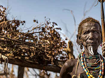 Lobolo Camp: Alte Turkana-Frau