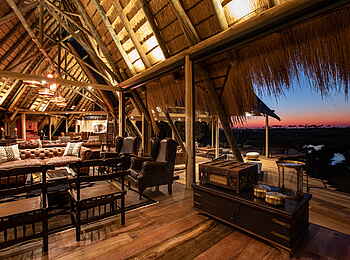 Selinda Camp: Lounge Ausblick