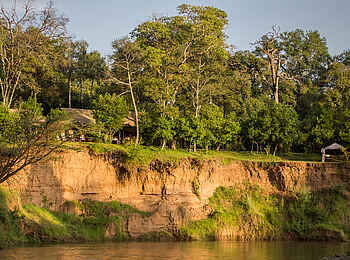 Sentinel Mara Camp: Camp von außen