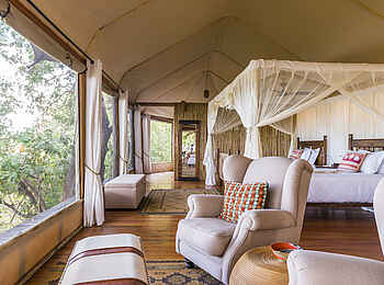 Amanzi Camp: Geräumiges Zweibettzimmer Amanzi Camp: Geräumiges Zweibettzimmer