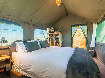 Camp Doros: Gemütliches Doppelbett Camp Doros: Gemütliches Doppelbett