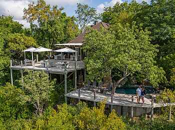 Leopard Hills: Blick auf die Lodge