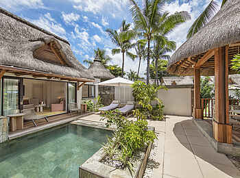 LUX Belle Mare: Der Pool der Ocean Villa LUX Belle Mare: Der Pool der Ocean Villa
