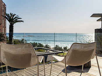 POD Camps Bay Boutique Hotel: Deluxe Suite Balkon