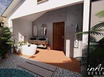 Shongwe Samanzi Lodge: Cabana Terrasse