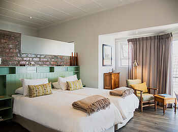 Whalesong Lodge: Geräumiges Zweibettzimmer  Whalesong Lodge: Geräumiges Zweibettzimmer