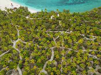 Laba Fanjove Island: Inselpfade aus der Vogelperspektive Laba Fanjove Island: Inselpfade aus der Vogelperspektive