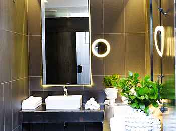 Grande Roche Hotel: Sanitäreinrichtung des Konferenzraums