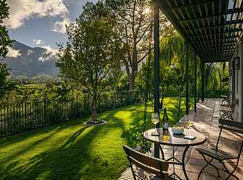 Leeu Estates: Fynbosch Cottage Terrasse