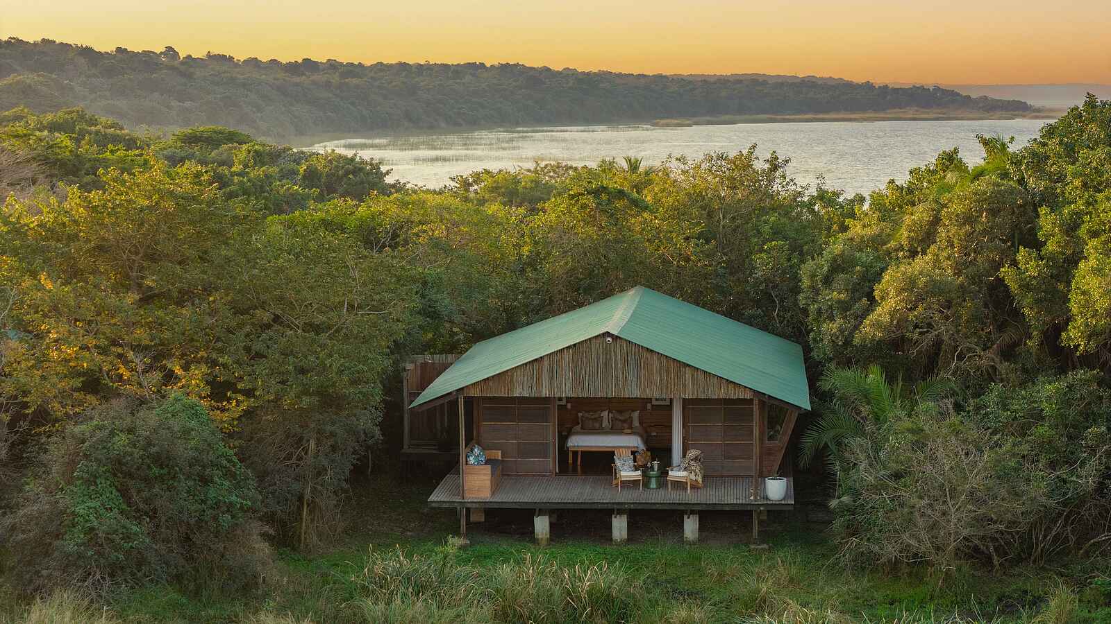 Makakatana Bay Lodge: Blick auf eine Suite Makakatana Bay Lodge: Blick auf eine Suite