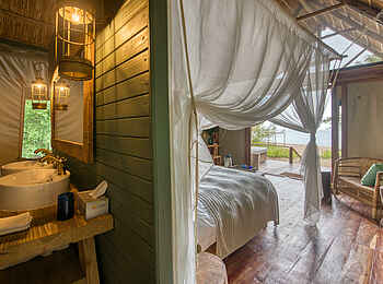 Mbali Mbali Mahale Lodge: Im Gästezelt