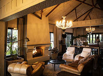 Segera Retreat: Das Wohnzimmer im Farmhouse