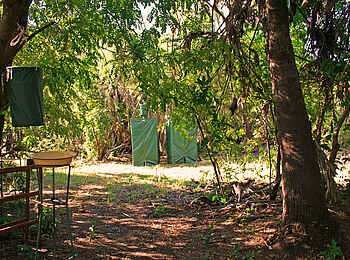 Selous Impala Camp: Sanitäre Anlagen beim Camping