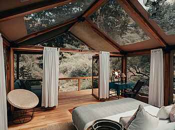 Wayo Manyara Green Camp: Blick nach draußen