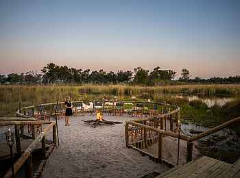 4 Rivers Camp: An der Feuerstelle 4 Rivers Camp: An der Feuerstelle