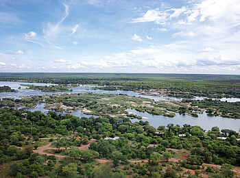 Matetsi Victoria Falls: Luftnaufnahme des Areals Matetsi Victoria Falls: Luftnaufnahme des Areals