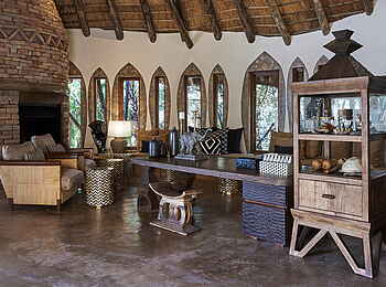Singita Pamushana Lodge: Lounge
