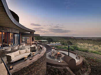 andBeyond Suyian Lodge: Die Aussicht von der Bar andBeyond Suyian Lodge: Die Aussicht von der Bar