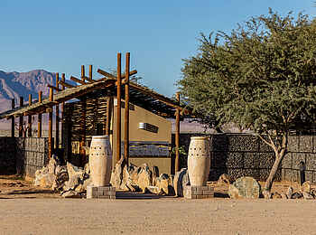 Desert Camp: Eingangsbereich Desert Camp: Eingangsbereich