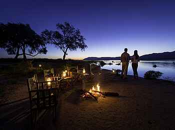 John's Camp: Zweisamkeit am Flussufer