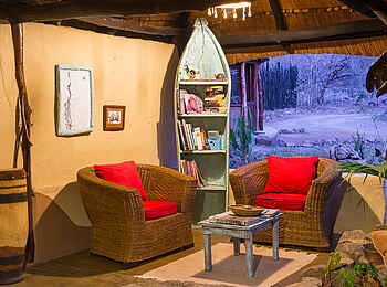 KaingU Safari Lodge: Leseecke