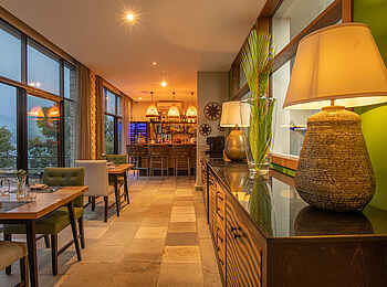 Lux Lake Kivu Hotel: Restaurant Cleo Innenbereich