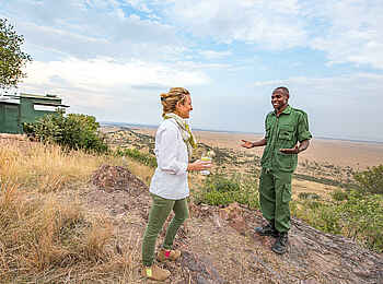 Singita Kilima Villa: Sundowner Singita Kilima Villa: Sundowner