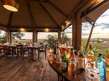 Zarafa Camp: Blick auf die Lagune