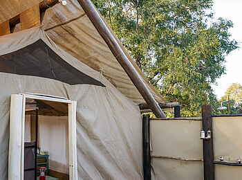 Little Vundu Camp: Gästebad Little Vundu Camp: Gästebad