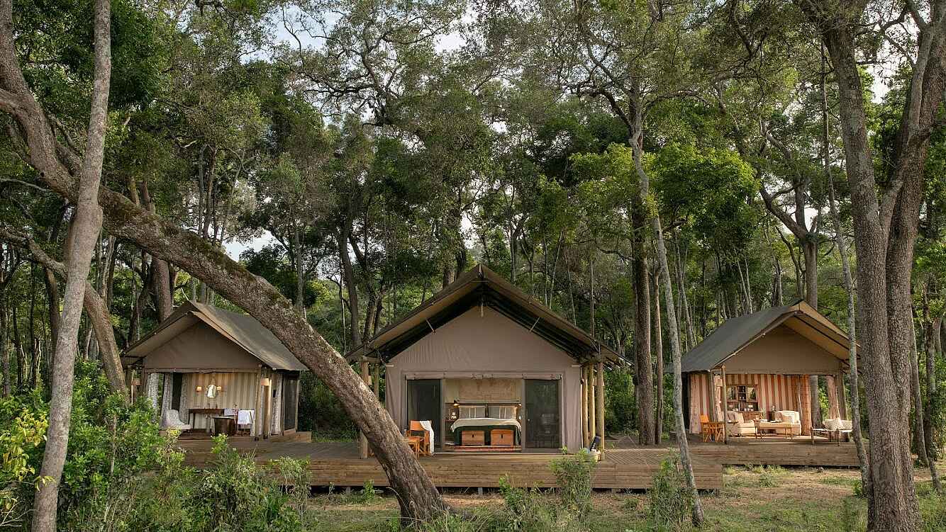 Paradise Plains Camp: Blick auf Gästeunterkunft